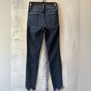 Sale — FRAME DENIM Le High Skinny Fray Jeans 24
